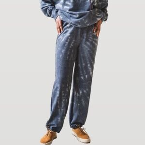 LACAUSA Slater Sweatpants - Smokey Quartz Tie Dye